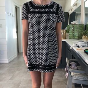Patterned polyester tunic